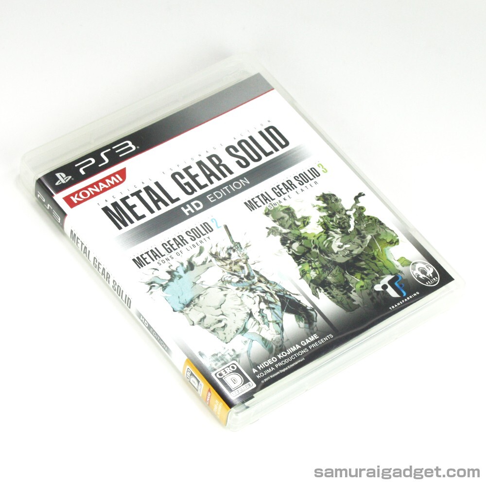 Jeu Metal Gear Solid HD Edition - Version Japonaise - PS3 / PS4 - Très Bon état