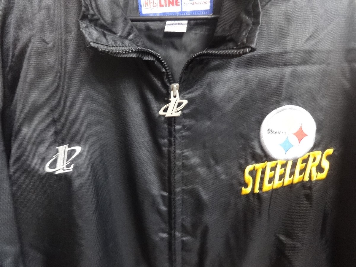 Logo Athletic 90's NFL Pittsburgh Steelers ProLine Zip Front Lined