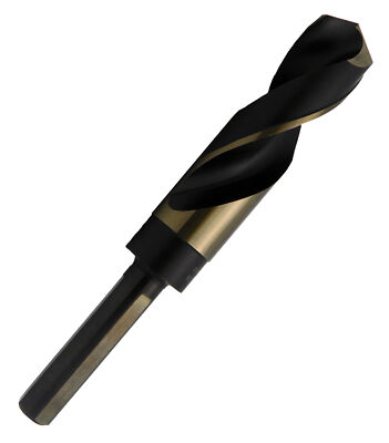 Drillforce HSS M2 Black Oxide Silver & Deming Drill Bit - 17/32" To 1" Size, 1/2" Shank