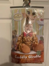 NWOT InCharacter Cuddly Plush Giraffe Costume Infant Size XS 0-6 Months