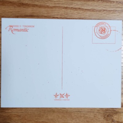 Beomgyu Official Postcard TXT minisode 3 : Tomorrow Genuine Kpop