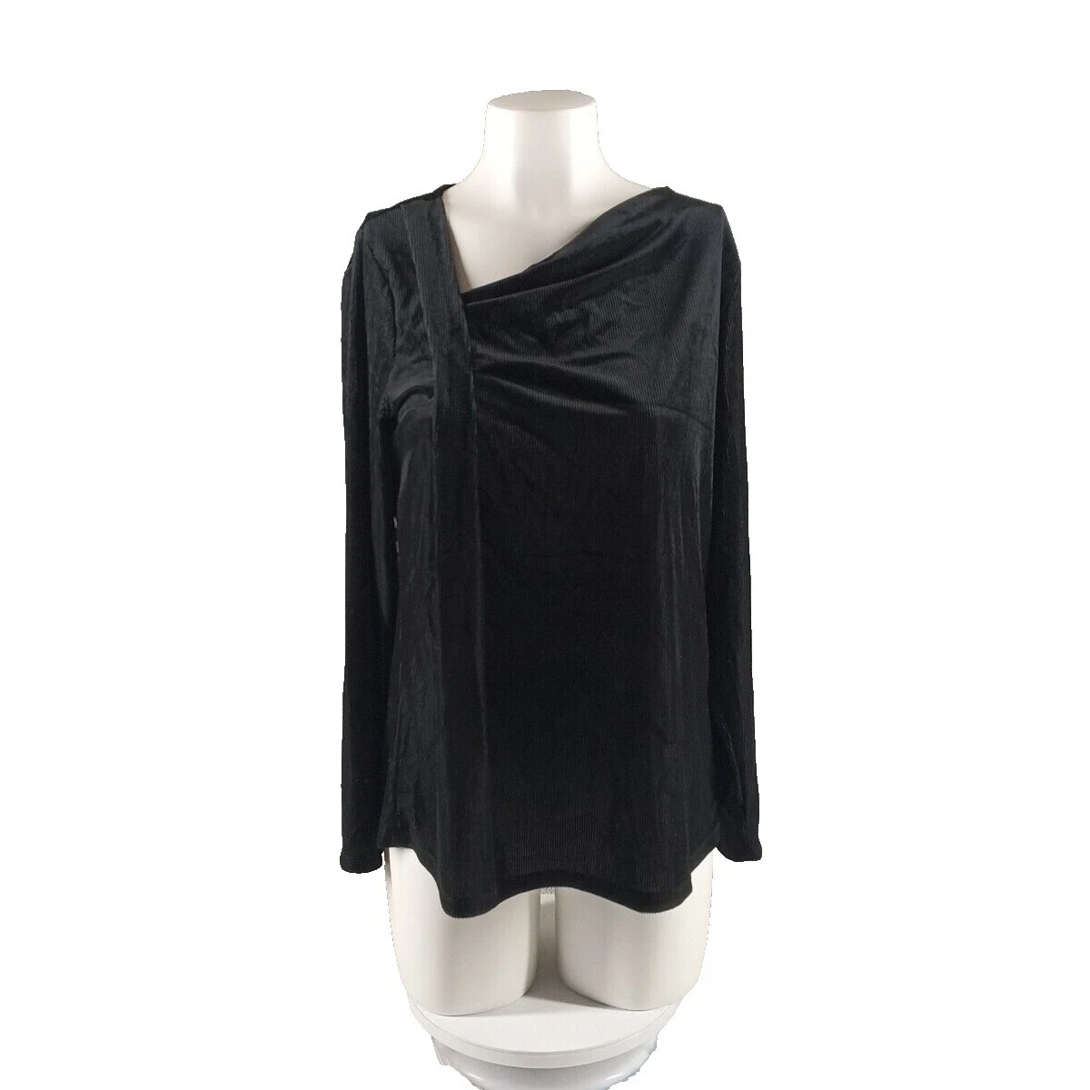 Alfani Poliéster Negro Top para De mujer