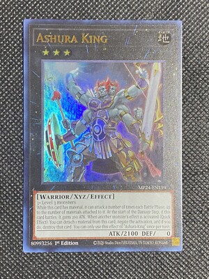 YuGiOh! - Ashura King MP24-EN159 Ultra Rare 1st Edition Near Mint