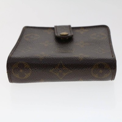 LOUIS VUITTON Monogram Compact Zip Wallet M61667 LV Auth 49879 | eBay
