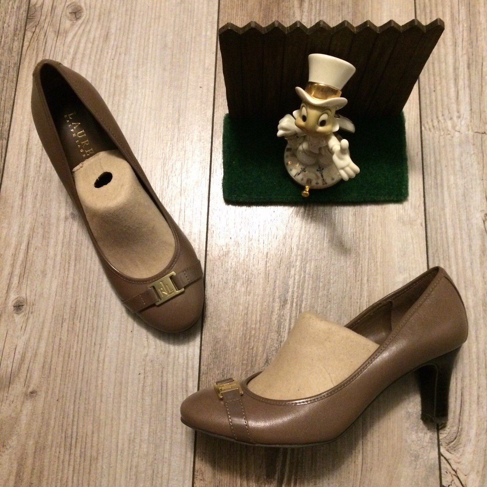 Lauren Ralph Lauren Nude Chunky Heel 