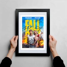 THE FALL GUY CAST SIGNED POSTER PRINT PHOTO AUTOGRAPH GIFT 2024 FILM MOVIE