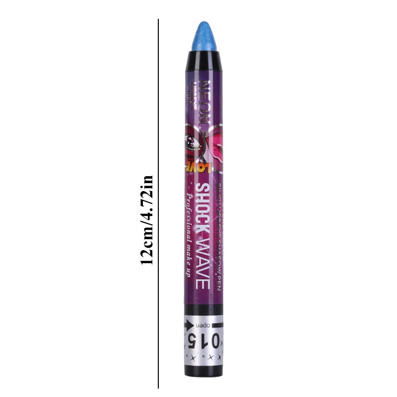 2 In 1 Glitter Eyeshadow Stick Lip EyeLiner Eye Shadow Pencil Shimmer Pen N 」 - Image 2 of 4