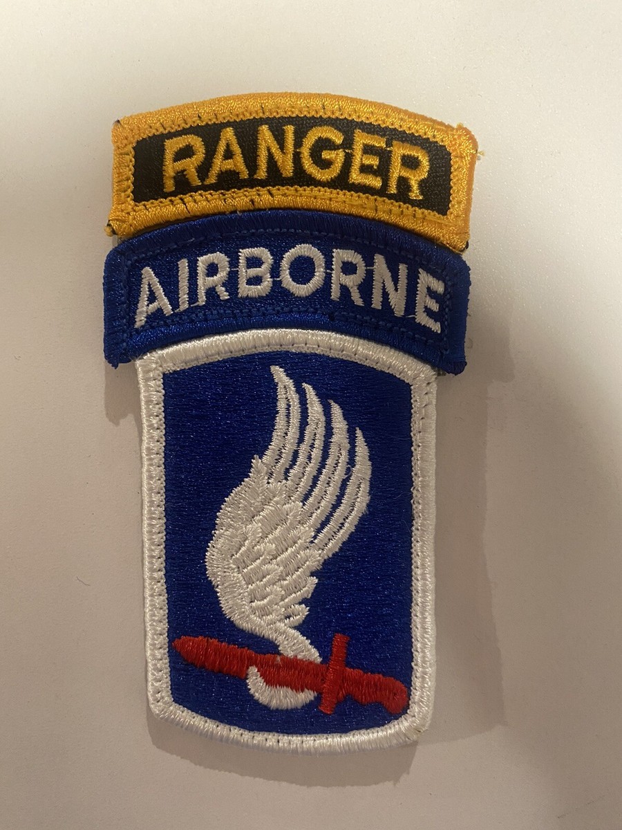 173rd Airborne Color patch and Airborne / Ranger Tab With Hook