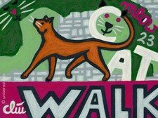 JACQUELINE DITT - Passerella 23 2023 quadro gatto cat