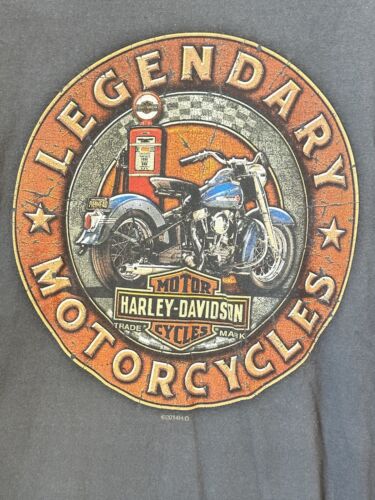 Harley-Davidson Motorcycle Dillon Brothers Omaha-Fremont Nebraska Gray Shirt XL