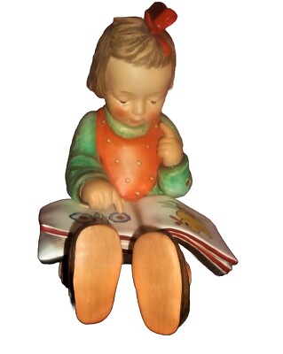 Hummel Bookworm~HUM #3/II ~Girl~ Huge 9 Inches Tall~ TMK 5~Beautiful! Rare
