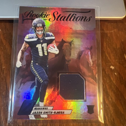 Camiseta deportiva de novato Jaxon Smith-Njigba 2023 Panini Zenith Rookie Stallions RC #RS-JSN - Imagen 1 de 6