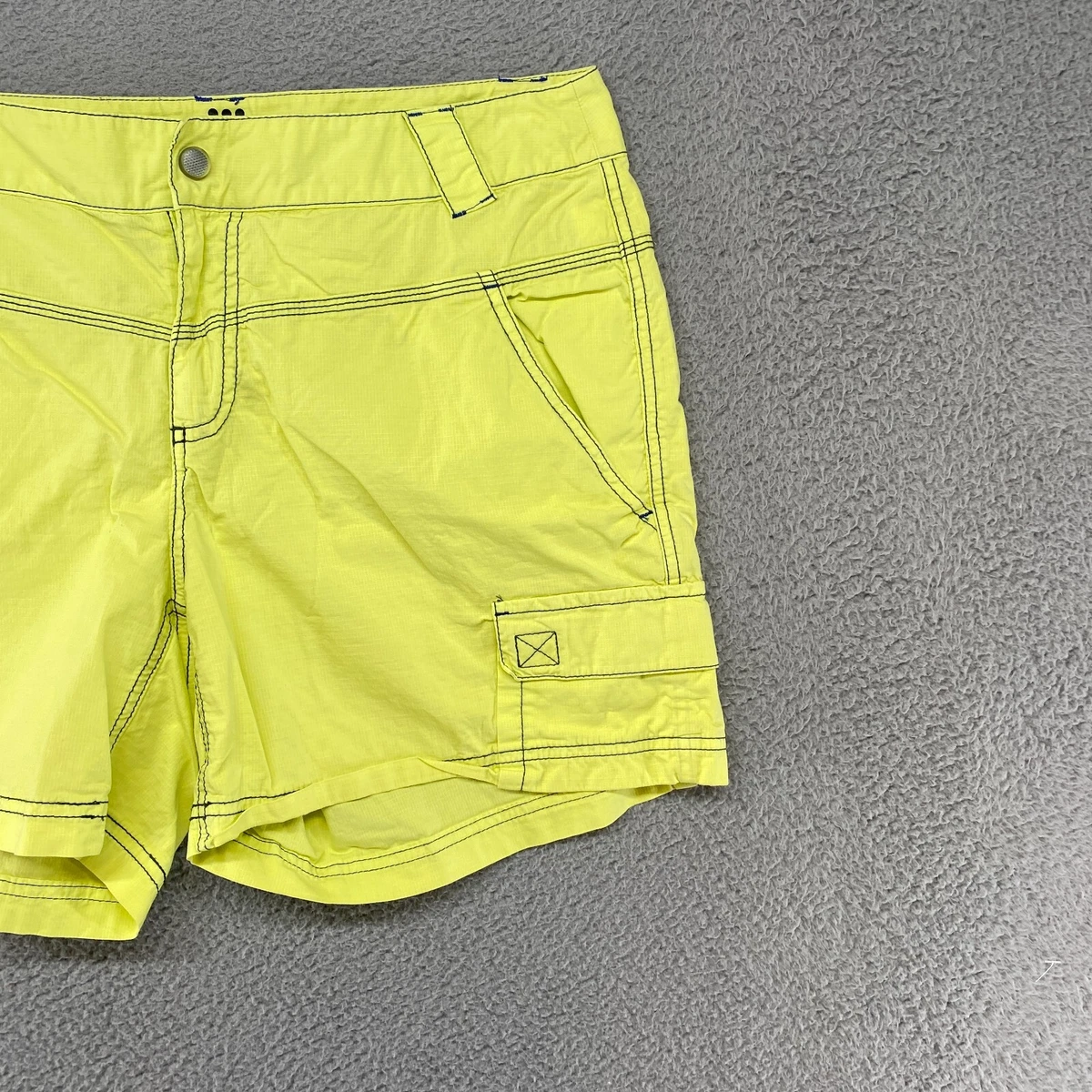Bright yellow 2025 shorts womens