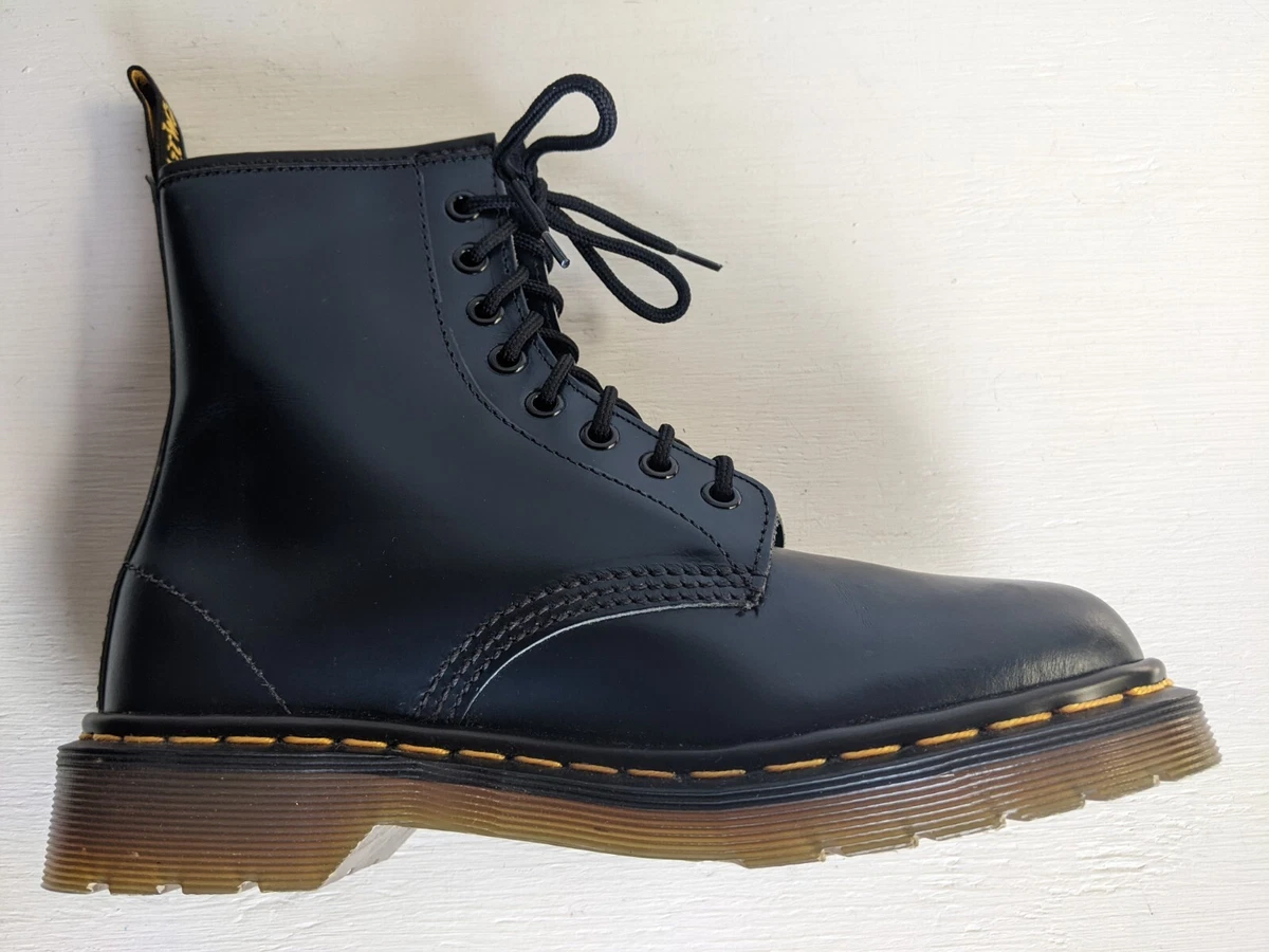 Dr martens clearance navy blue boots