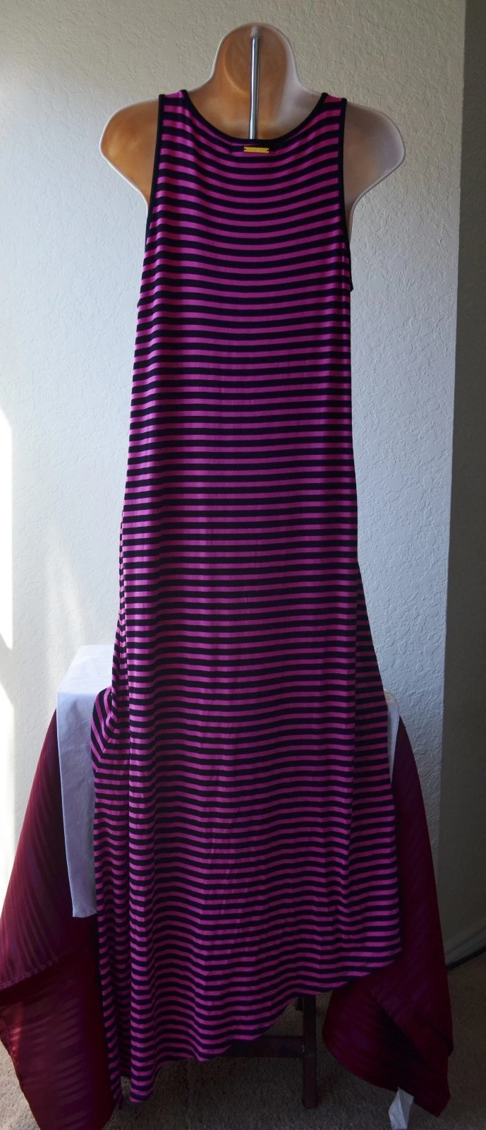 Abito estivo rosa autentico Michael Kors donna taglia L prezzo al pubblico $120