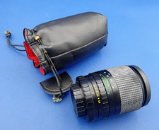 Hanimex Automatic MC F= 135mm 1:2.8 Objektiv und Tasche für Kamera M42 Mount