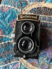 Rolleicord DRP 6x6 Camera compur Triotar 75mm f:3.5 Heidoscope Vintage 1936