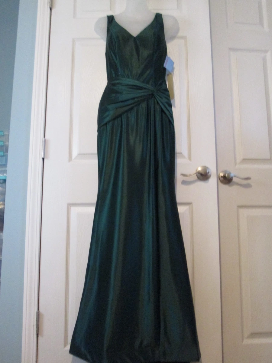 elphaba green dress Long Sleeves Boat Neck Dusty Sage 2-Piece Mother of the Bride Dress US8 / Royal Blue main image 1