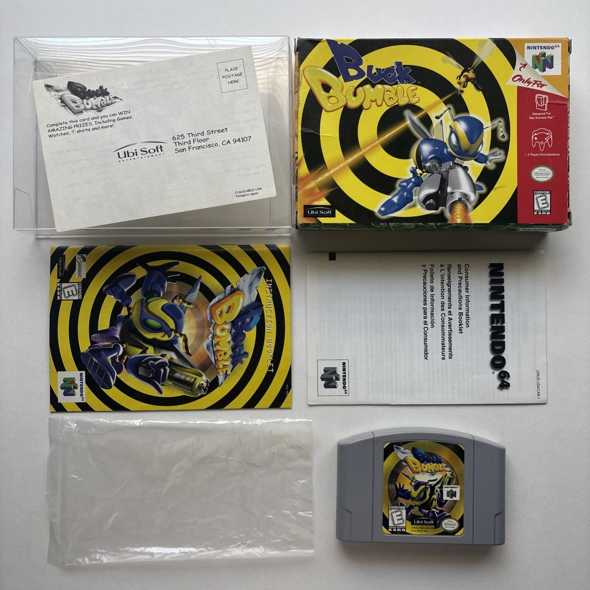 Buck Bumble Nintendo 64 NTSC-U/C (US/CA) Video Games for sale | eBay