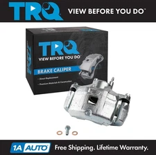 TRQ New Front Disc Brake Caliper with Bracket & Hardware RH for Mitsubishi