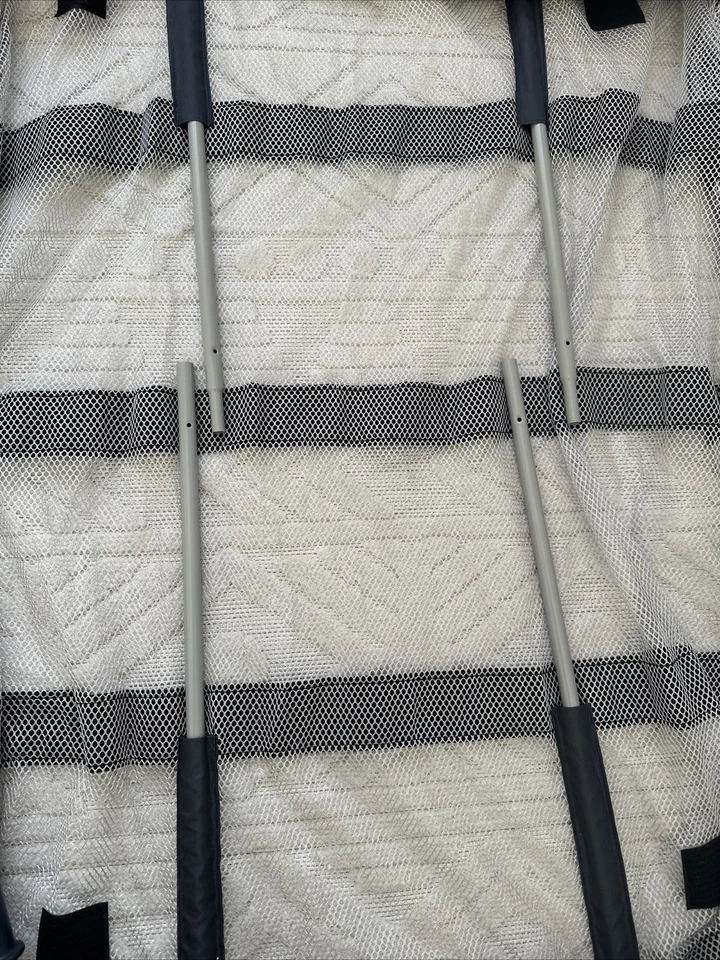 Graco Pack N Play Playpen Clip On Mesh Bassinet Insert & Poles CURVED - Image 3 of 4