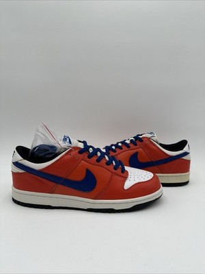 Nike Dunk Low Orange Flash Blue White 2005 Size 10 Brand New 309350-841