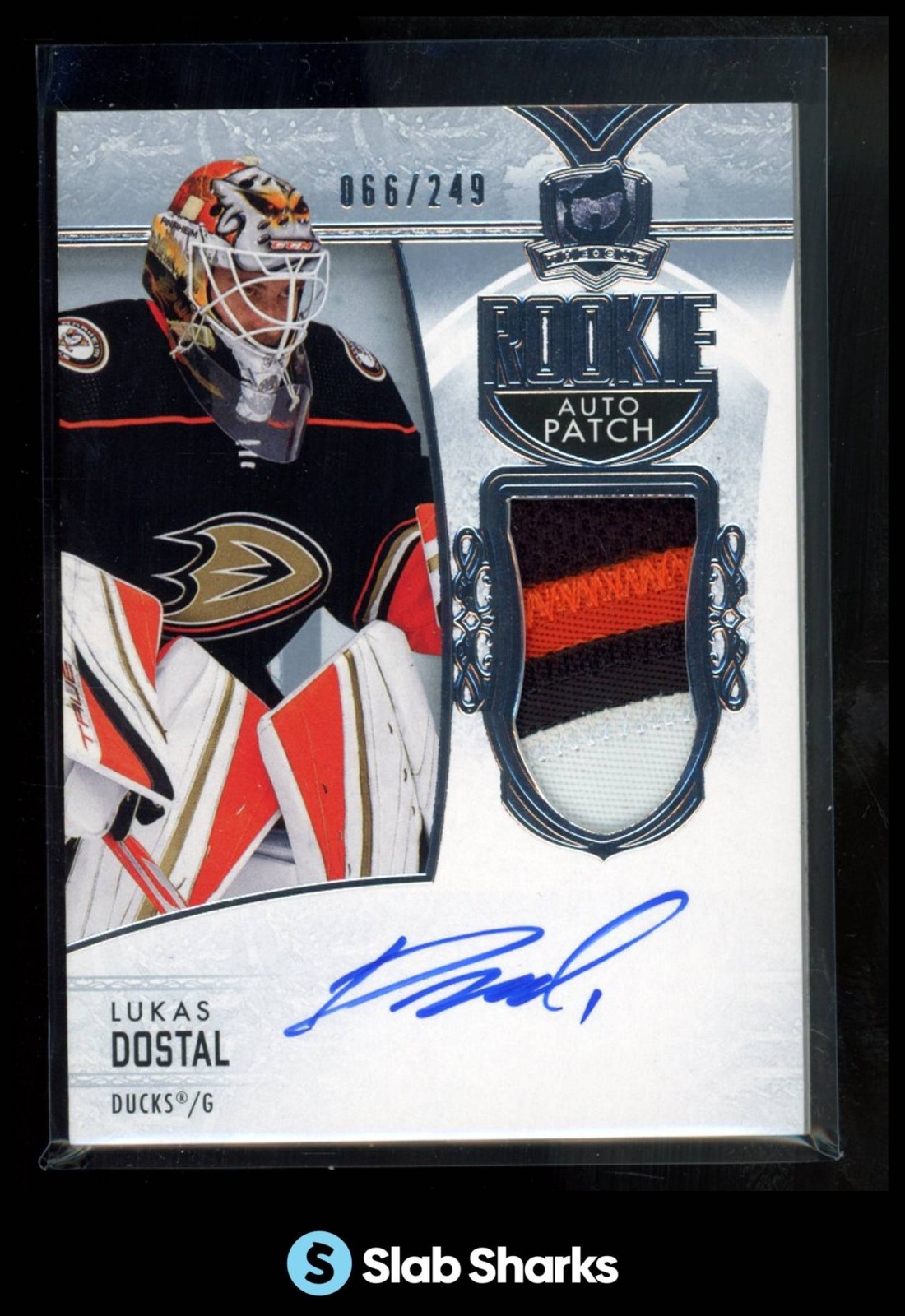 2022 UPPER DECK THE CUP #110 LUKAS DOSTAL ROOKIE PATCH AUTO RC ROOKIE /249