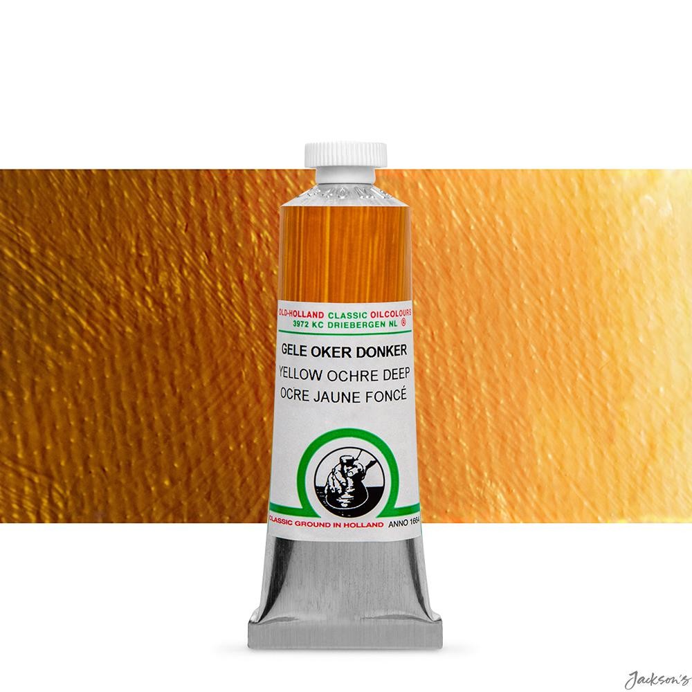 Old Holland Classic Oil Paint Natural Earth 40ml Yellow Ochre Deep