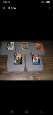 5x NES Metal Gear Friday the 13th Jaws Heavy Barrel Rush N Attack Nintendo Game