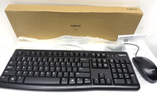 Logitech K120 USB Keyboard With Cover Optical M100 Mouse Wired M-U0026 Bundle
