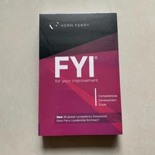 FYI: For Your Improvement - Competencies Development Guide, 6th Edition