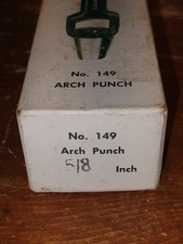 C.S. Osborne Arch Punch 149 - 5/8" Leather Vinyl Rubber Round Hole Punch