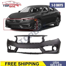 Bumper Cover for 2016-2018 Honda Civic Sedan Coupe 04711TBAA00ZZ Front Primed