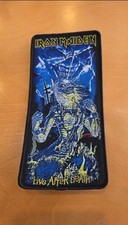 Parche tejido Iron Maiden Life After Death borde negro