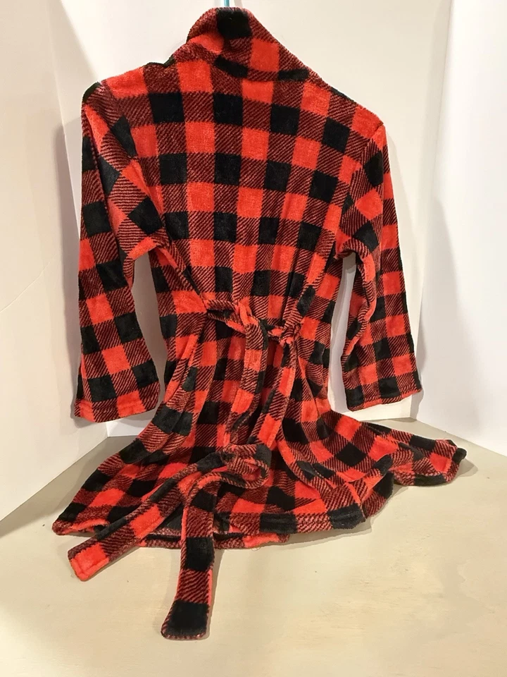 Bata moderna a cuadros búfalo talla grande para niños *leer* Foto 3 de 4