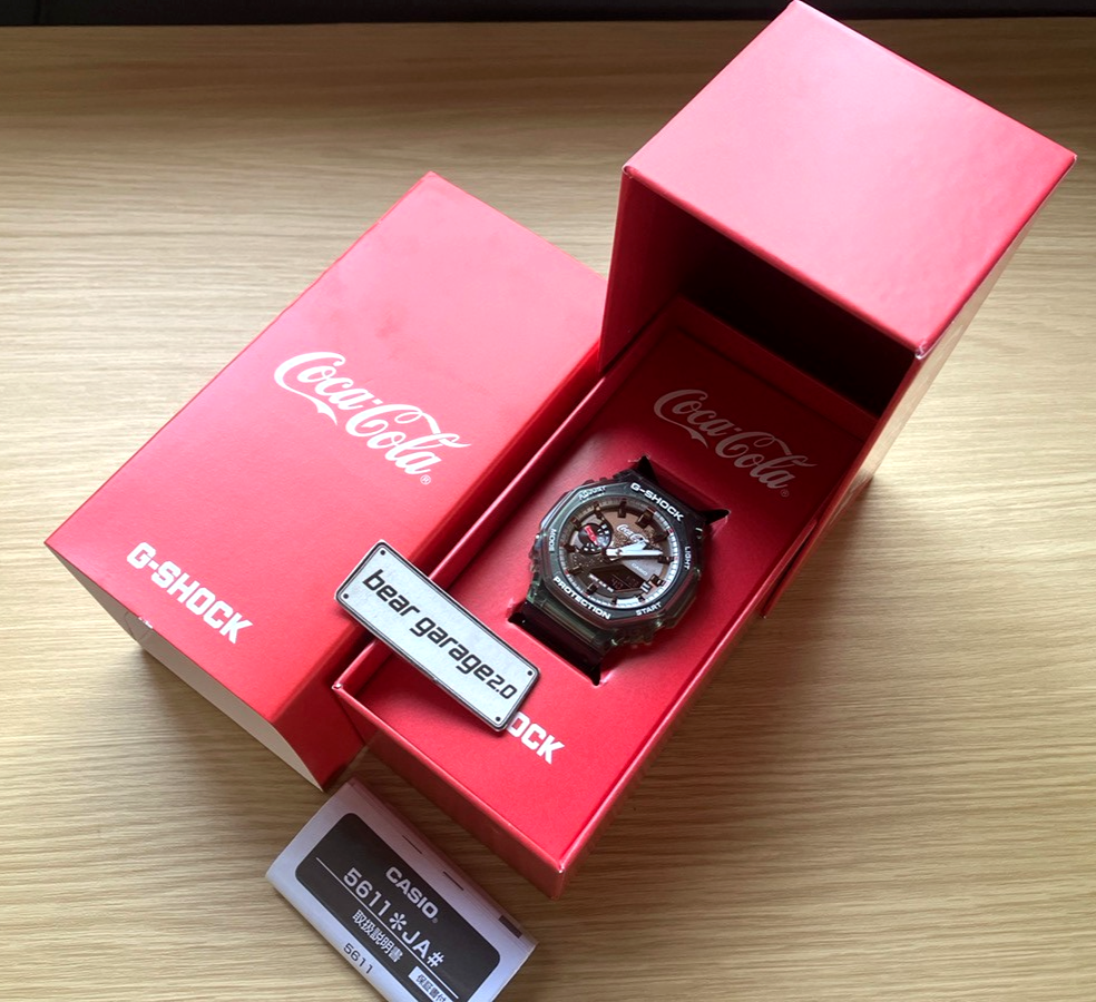 CASIO G-SHOCK GA-2100CC-3AJR ANALOG-DIGITAL 2100 Series Coca-Cola