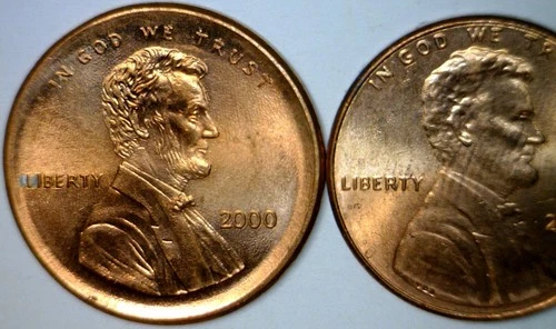 2000-P Lincoln Memorial Cent — photo from the most recent tracked eBay sale