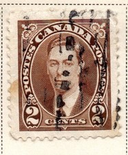 Canada 1937, King George VI, brown stamp, two cents 1