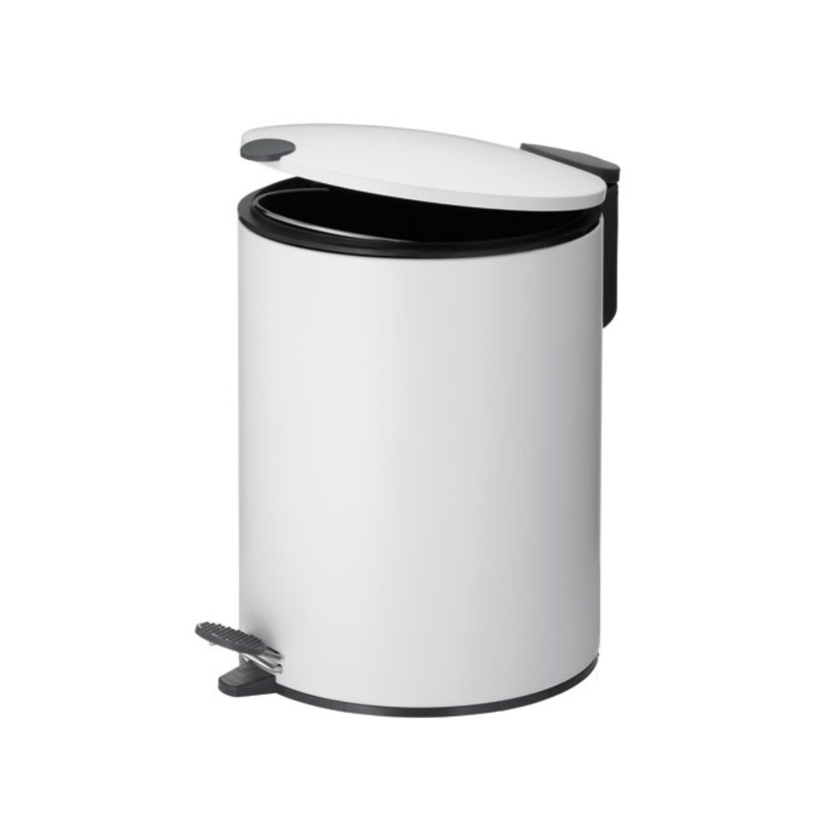 Poubelle à pédale 5l Kela Line blanche idéale pour petits WC