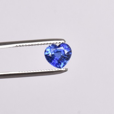 Royal Ceylon Loose Blue Sapphire 5.30 Ct. Heart Cut Precious Finest Gemstone