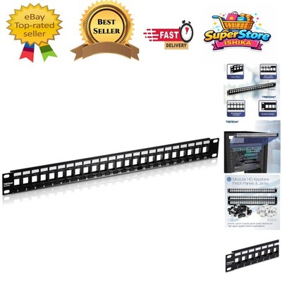 Zuverlässiges 1HE 24-Port leeres Keystone Patchpanel für strukturierte Verkabelungssysteme
