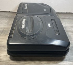 Sega Genesis Model 2 with Sega CD MK-4102A For Parts/Repair Untested 1 Game