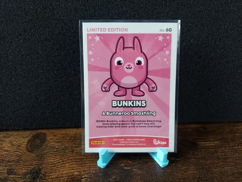 2024 Pinata Smashlings Serie 1 Bunkins Pink Foil EDIZIONE LIMITATA #60 - Foto 2 di 2
