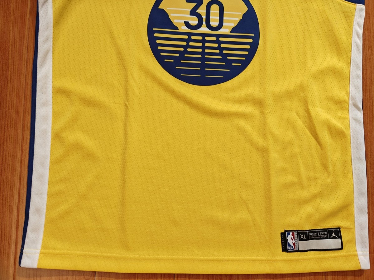 Nike Steph Curry #30 Golden State Warriors The Bay NBA Swingman