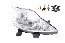 Scheinwerfer Halogen passend für Peugeot 107 06/2005-01/12 H4 Re.+ Nebel.+Leuch.