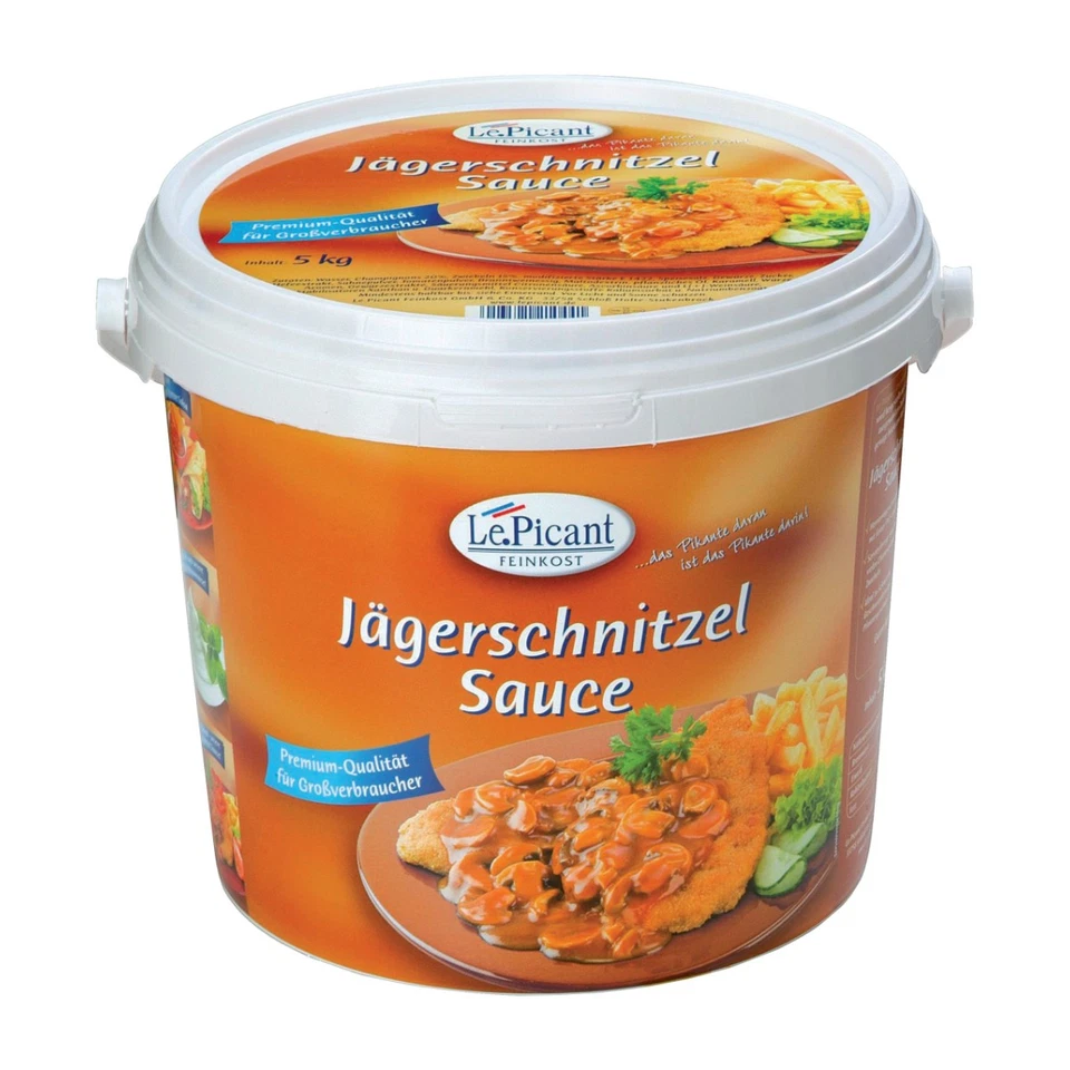 FERTIGSAUCEN Le Picant Salsa di Cotolette da Cacciatore con Champignon e Cipolle 5000g