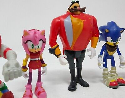 Sonic Boom 3 Action Figure Bundle - Sonic Tails Amy Knuckles Dr