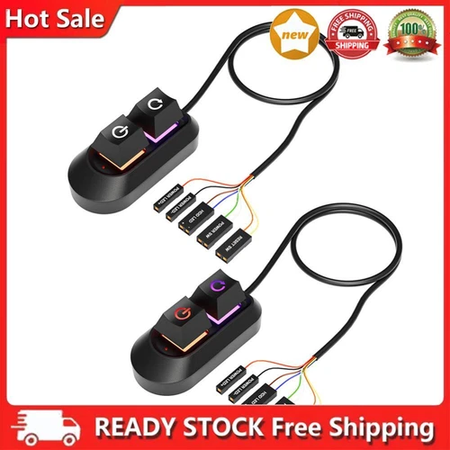 2M External Power Switch PC Motherboard Power On Off Switch Button for PC Case D