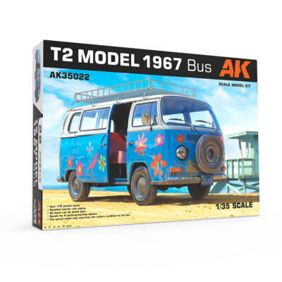AK Interactive 1/35 Volkswagen Type 2 T2 Model 1967 Bus