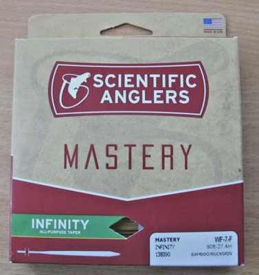 SCIENTIFIC ANGLERS MASTERY INFINITY WF-7-F #7 WT FLY LINE Unused Open Box